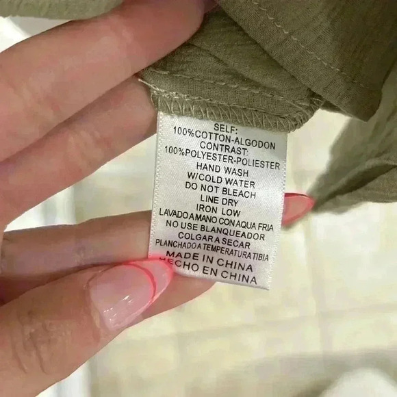 Gauze long sleeve top - Picture 5 of 5